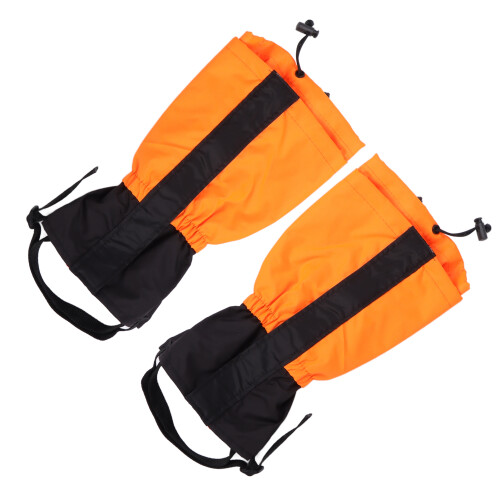 (Orange) Adjustable Waterproof Windproof Children's Leg Covers Orange 1