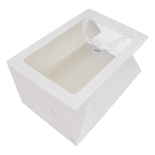 (White) Large Window Paper Candy Bag Party Gift 2