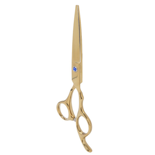 (Flat Scissors) Edelbart-Scheren Tragbar Gold Ausdünnen 1