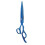 (Flat Scissors) Baardschaar RVS Dunschere Blauw 3