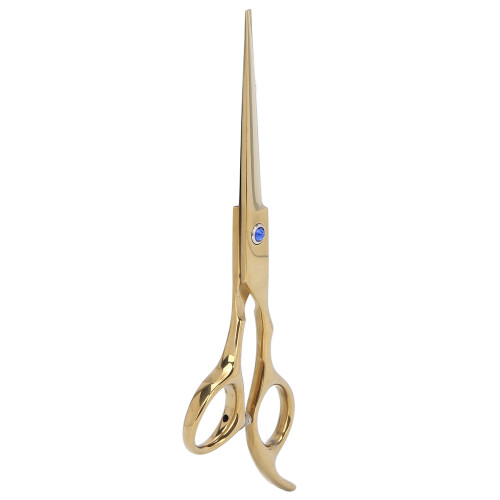 (Flat Scissors) Edelbart-Scheren Tragbar Gold Ausdünnen 2
