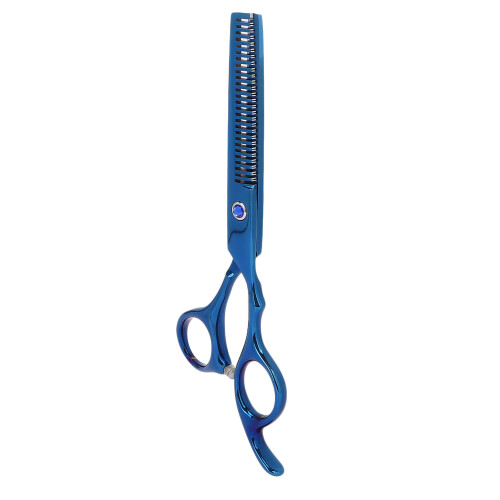 (Thinning Scissors) Baardschaar RVS Dunschere Blauw 2