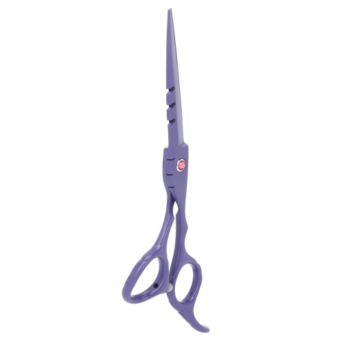 (Purple) 6 Zoll Edelstahl Bart-Schere Lila 2