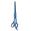 (Thinning Scissors) Baardschaar RVS Dunschere Blauw 2