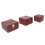 3x Holzschmuckkasten mit Metallverschluss 3