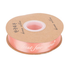 (Champagne Pink) 1in Satinband 45 Yards staubrosa Geschenkverpackung