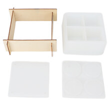 Multilayer Silicone Square Stackable Jewelry Organizer Mold