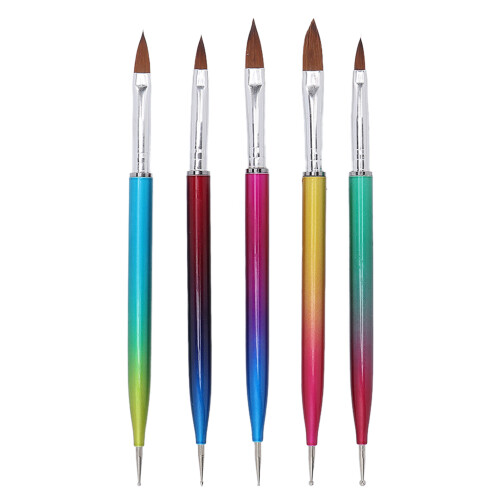 5 Stuks Nail Art Penseel Set UV Gel