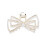 (Pearl) Clip Capelli Nodino Decorativo con Perline 1