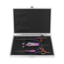 Professionelle Haarschere aus Edelstahl mit Etui