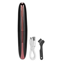 (Black) USB Rechargeable Electric Eyelash Curler Black