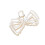 (Pearl) Clip Capelli Nodino Decorativo con Perline 5