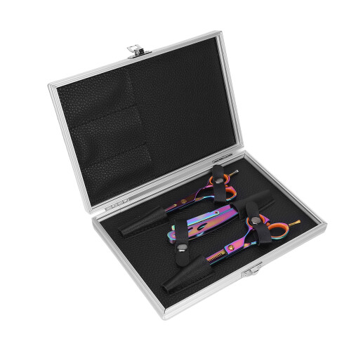 Professionelle Haarschere aus Edelstahl mit Etui 1
