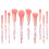 10-teiliges Kristall-Make-up-Pinselset 1