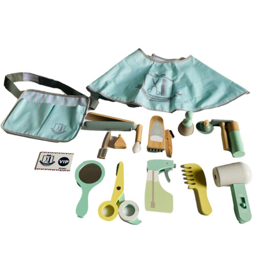18-delig Kinder Kapsel Set Houten Knipset 2