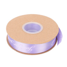 (Light Purple) Satijnen Lint Blauw 2,5cm x 41m