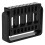 (Black) Nageldesign-Bohrerhalter mit 16 Löchern (Schwarz) 2