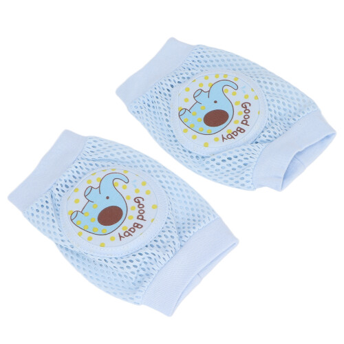 Baby Crawling Knee Pads Blue Elephant Anti-Fall 2