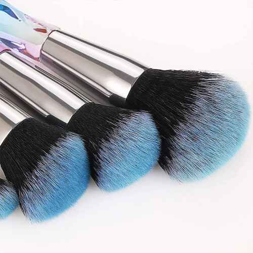 10-teiliges Kristall-Make-up-Pinselset 2