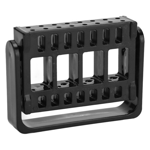 (Black) Nageldesign-Bohrerhalter mit 16 Löchern (Schwarz) 2