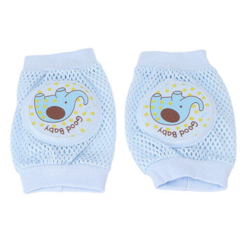 Baby Crawling Knee Pads Blue Elephant Anti-Fall 1