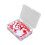 (Red) 74 st. flexibele haarkralen met doos, rood 4