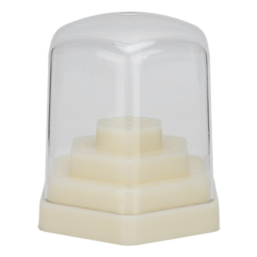 (White) 48-Gaten Nail Drill Bits Houder Opbergstandaard Wit 1