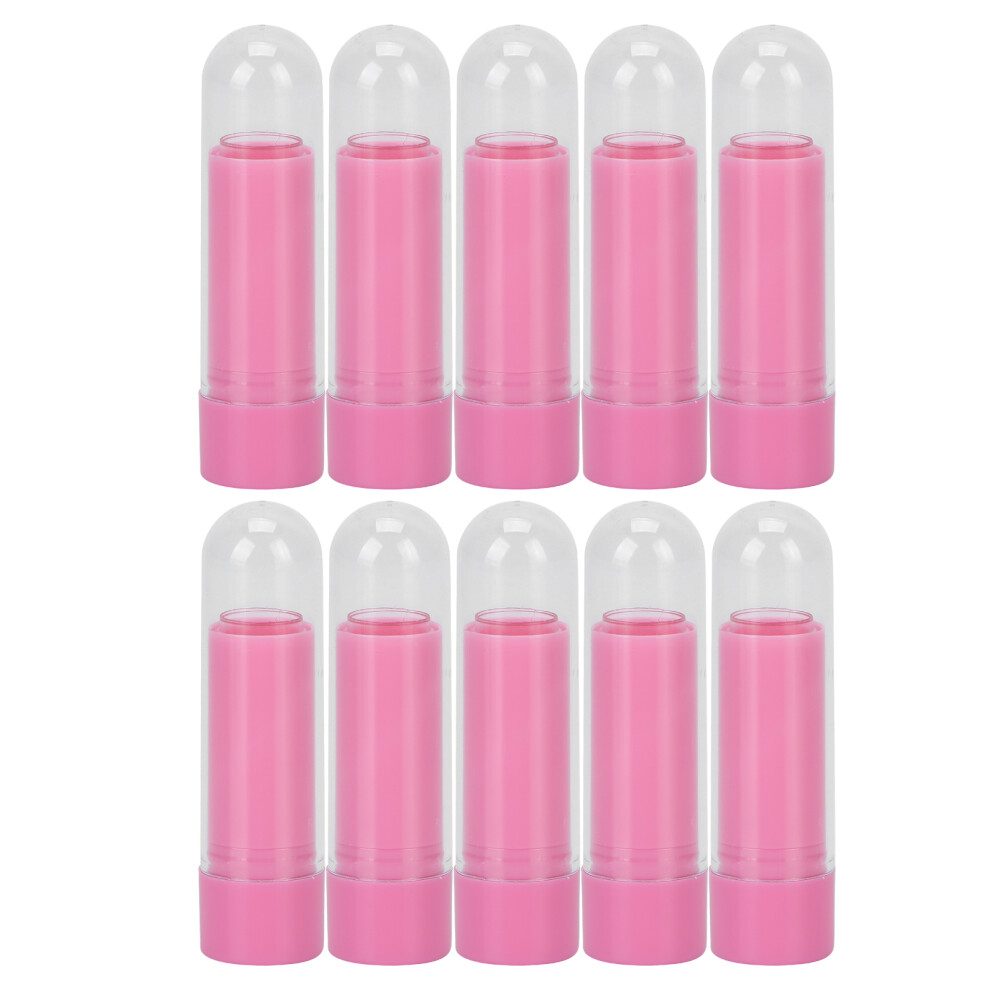 10pcs Lipstick Tube 9mm Refillable DIY Empty Lip Balm Container