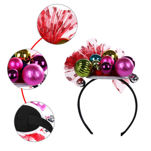 Fascia Natale Strass Babbo Natale e Albero 2