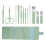 12-delig roestvrijstalen manicure set mint 4