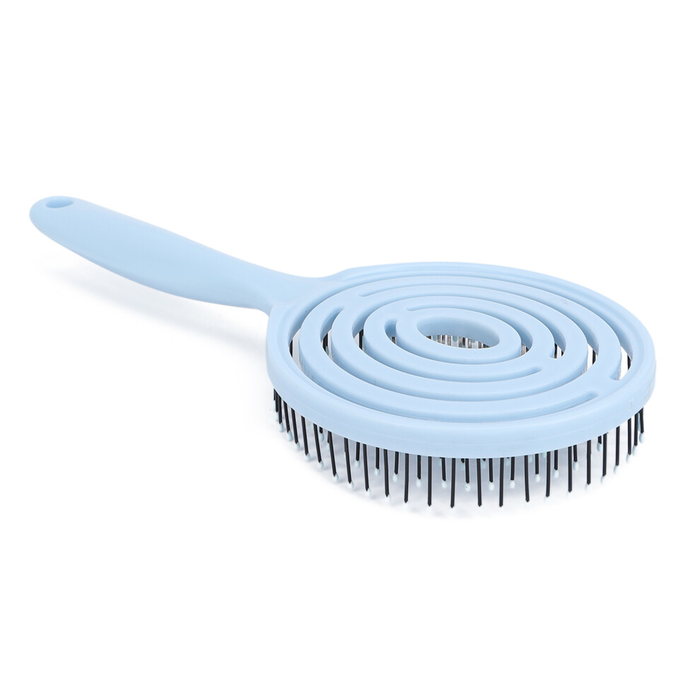 Unisex Round Soft Hair Detangling Brush For Curly Straight Wet Dry Hair