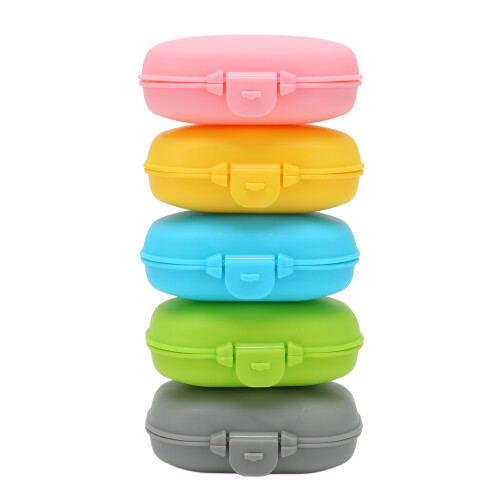 5PCS No Odor Folding Pill Organizer Eco-Friendly