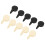 (Black+White) 10x Transparente Haft-Wandhaken 3