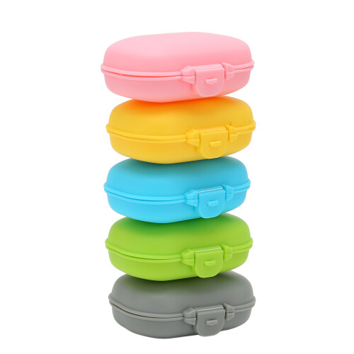 5PCS No Odor Folding Pill Organizer Eco-Friendly 2