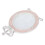 (Silver) Bronze Resin Nail Art Mixing Plate Drawing Tool 5
