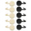(Black+White) 10x Transparente Haft-Wandhaken 5