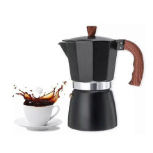 (150cm) Italy Aluminium Mocha Single Valve Coffee Pot Set 300ml 150ml