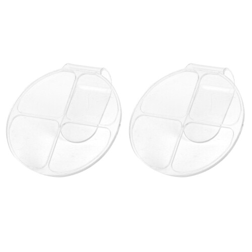Transparente Acryl-Cosmetic-Palette für Handgepäck