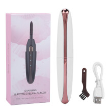 (White) White Heated Eyelash Curler - Quick Natural Curl
