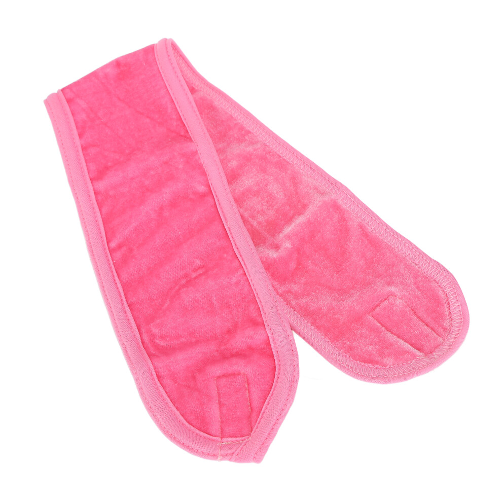 Pink (Pink) Adjustable Stretch Facial Spa Headband