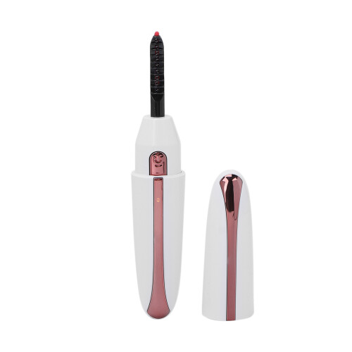 (White) White Heated Eyelash Curler - Quick Natural Curl 1
