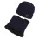 (Bleu marine) USB Elektrische Verwarmde Wintermuts 3