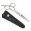 Stainless Steel Hair Cutting Scissors with Leather Case 5