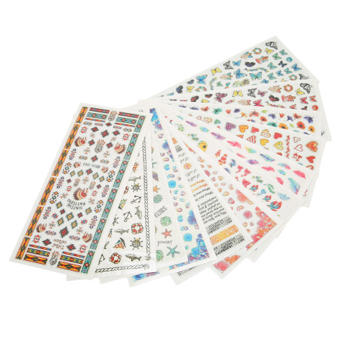 12x Duizelfriendly Nagelstickers 1