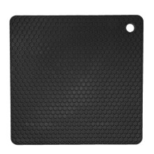 (Black) Tappetino Silicone Antiscivolo Termico Quadrato Blu Scuro