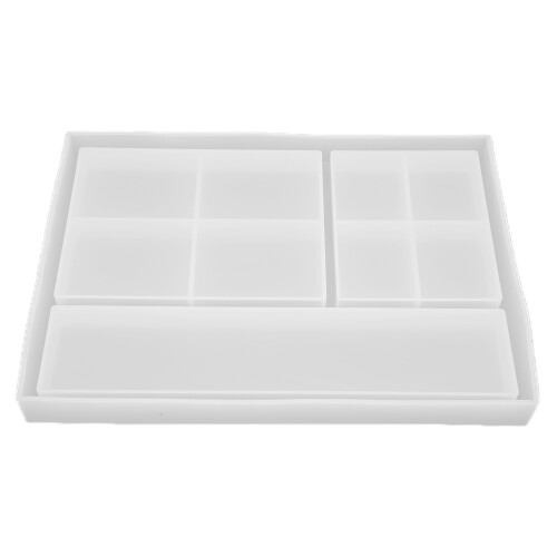 DIY Crystal Epoxy Multi Grid Tray Mold