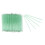 (Green) 100pcs Yellow Cuticle Pusher Sticks 1