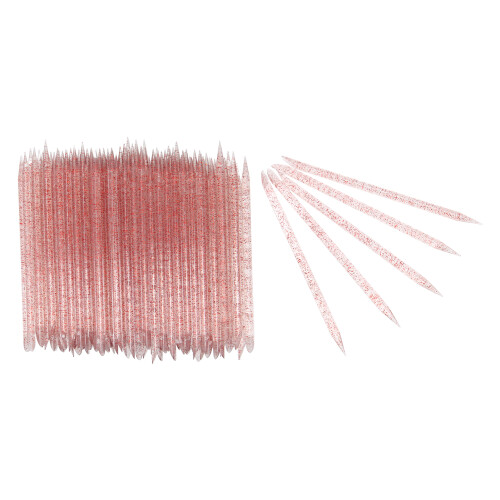 (Red) 100pcs Red Disposable Double End Pusher