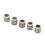 5x Bartbeads Alu Haarperlen Zöpfe DIY Schmuck 5