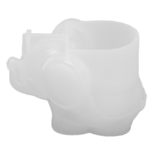 Elefanten-Form Speicherbox Flexibles Silikonform Handarbeit Deko 2